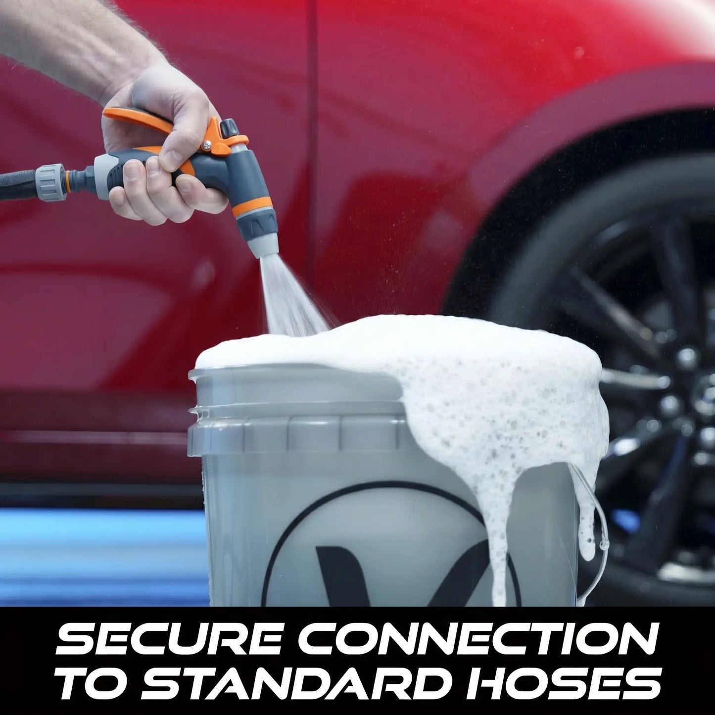 Garden Hose Nozzle Hand Sprayer Multi-Functional Spraycar Washing Garden Plants Lawn Watering Gun Toolwasher Adjustable Spraying Modes