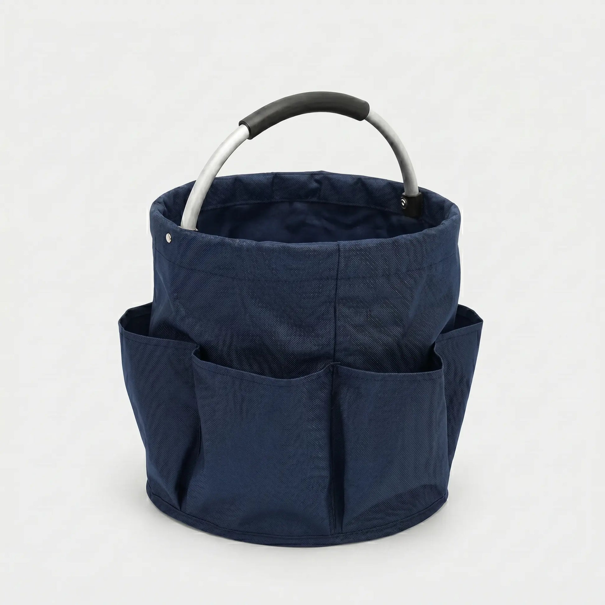 Foldable Garden Tool Bag with 6 Pockets - Foldable Multi-Purpose Storage Bags, Portable Tote with Rounded Handle for Home, Outdoor, Poolside Use, Foldable Storage Bags