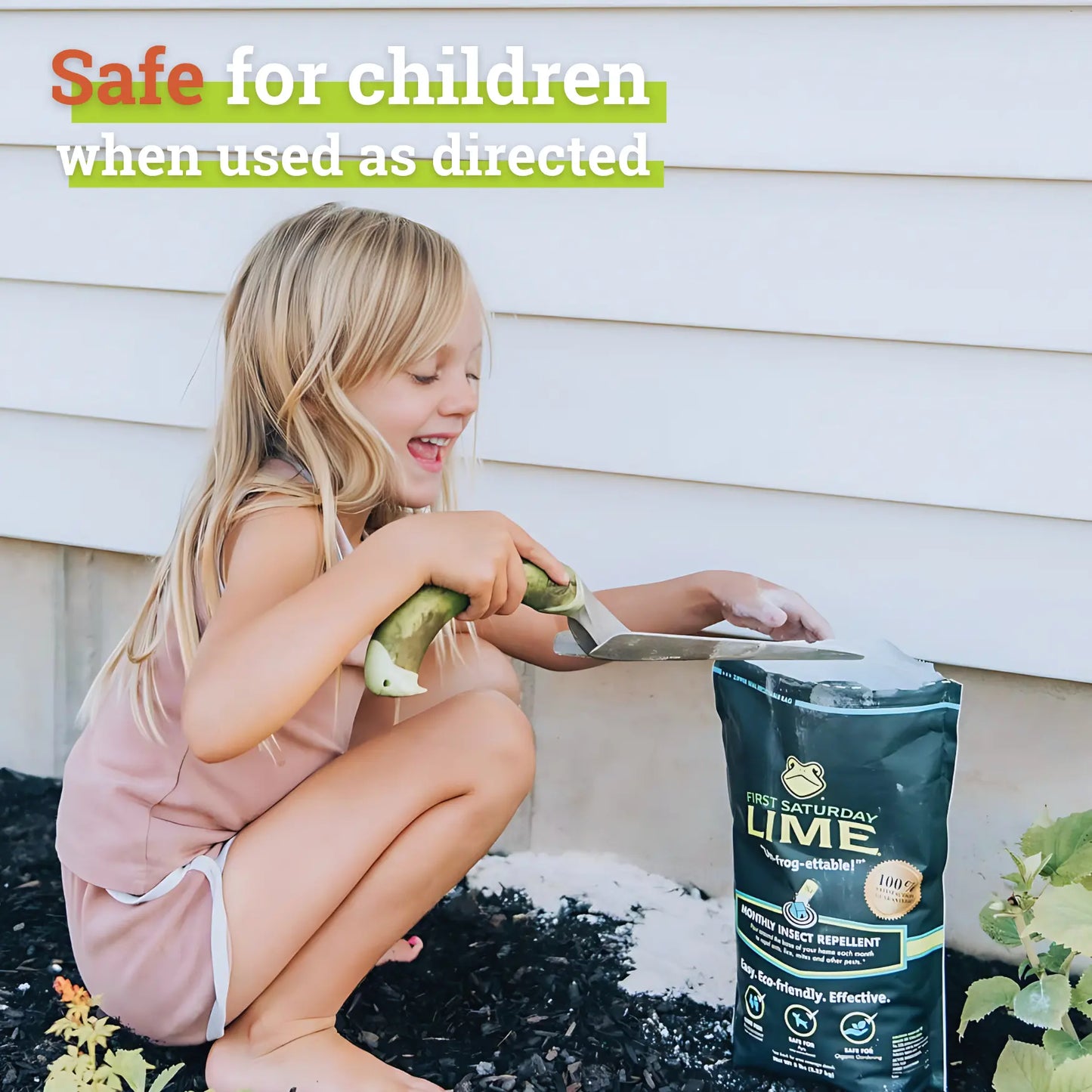 First Saturday Lime Insect Repellent, Multi-Purpose Pet Friendly Pest Control & Deodorizer for Home, Garden, Yard & Chicken Coop Protect Homes and Other Buildings Protect Yards from Ticks