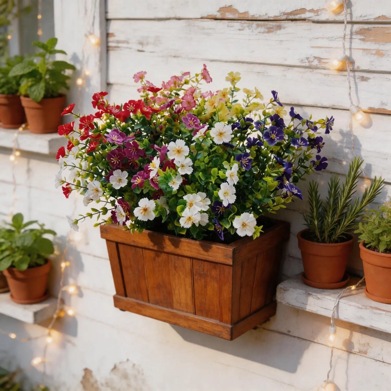 Artificial Mixed Flowers, 12Pcs/Set Outdoor Uv-Resistant Simulated Pansy Flowers, Lifelike Artificial Plants and Decorative Flowers for Home, Garden & Porch, Garden Decorations #GLOBAL PICKS