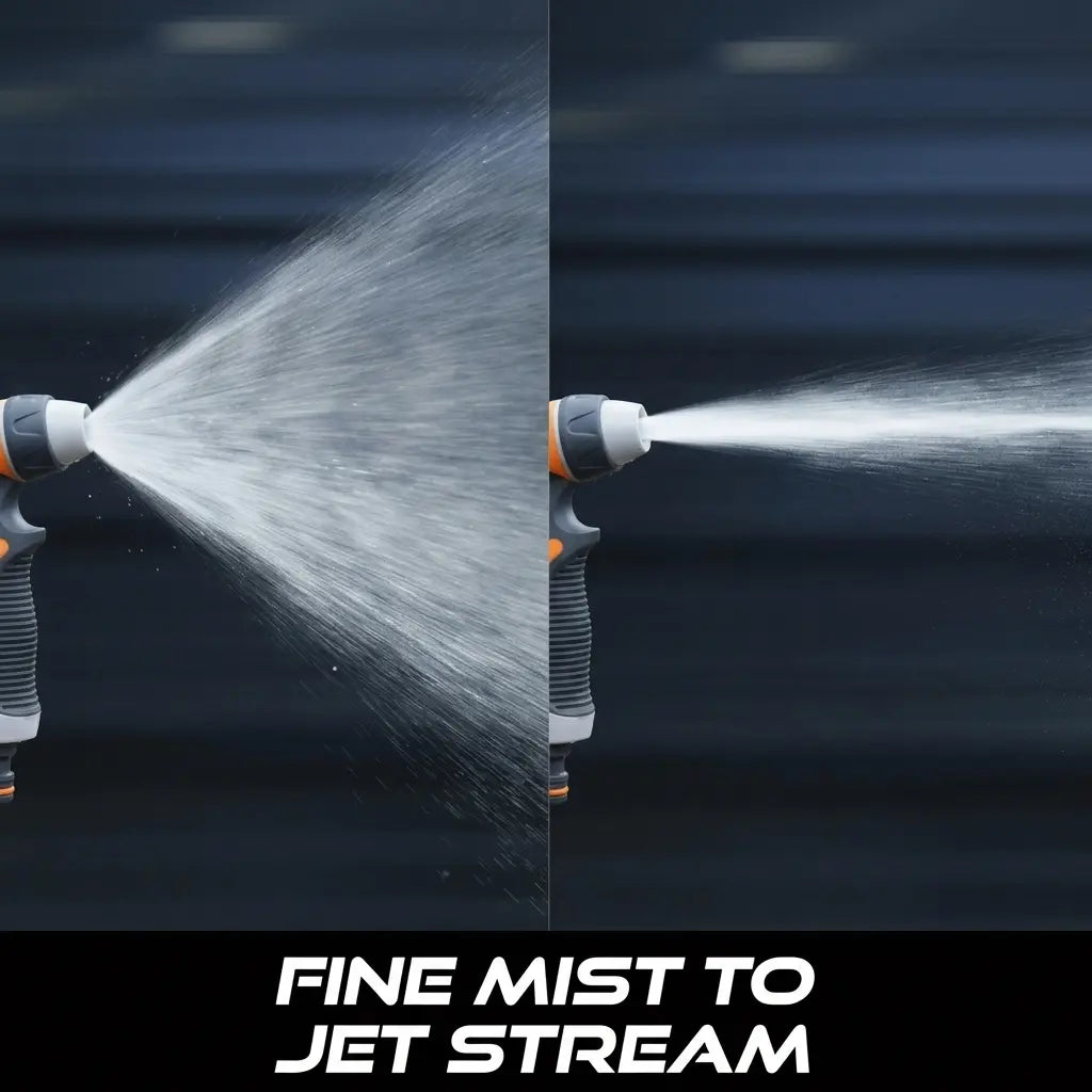 Garden Hose Nozzle Hand Sprayer Multi-Functional Spraycar Washing Garden Plants Lawn Watering Gun Toolwasher Adjustable Spraying Modes