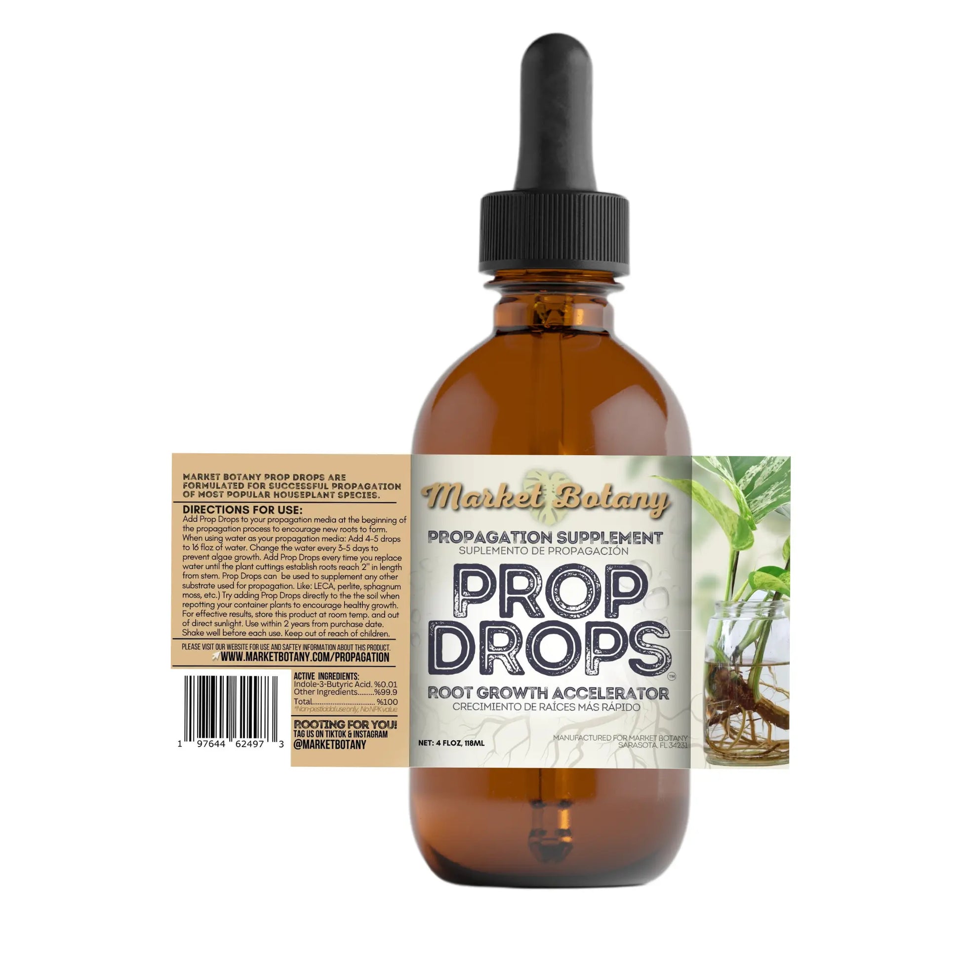 Prop Drops - Liquid Root Growth Stimulator for Houseplant Propagation