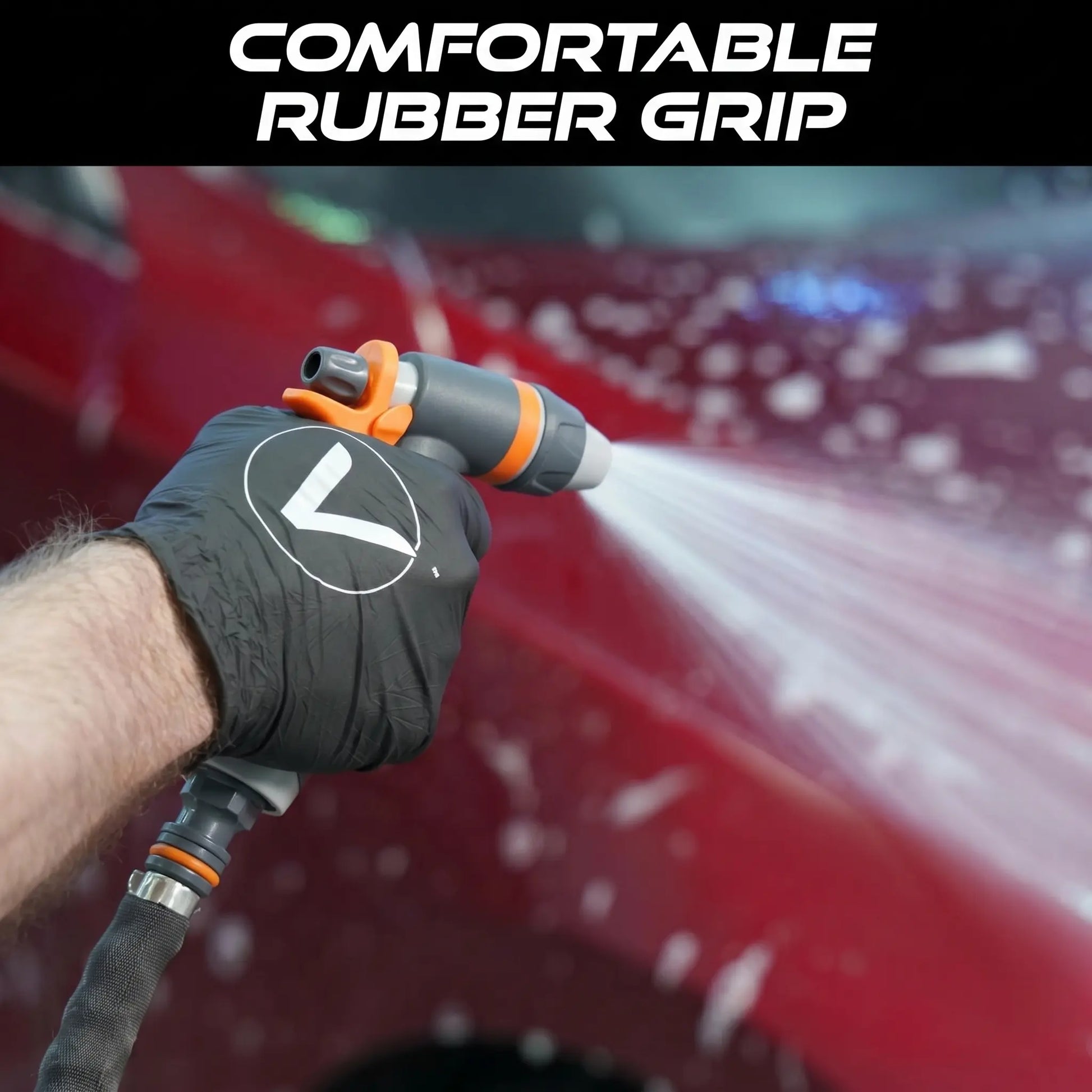 Garden Hose Nozzle Hand Sprayer Multi-Functional Spraycar Washing Garden Plants Lawn Watering Gun Toolwasher Adjustable Spraying Modes