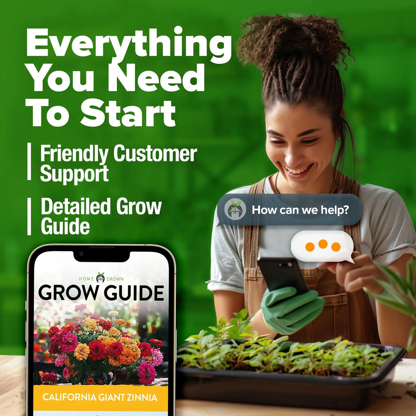 Zinnia Seeds (California Giant & Dahlia) – 100% Pure Heirloom Flower Seeds – No Fillers – USA Grown (Multiple Variations)