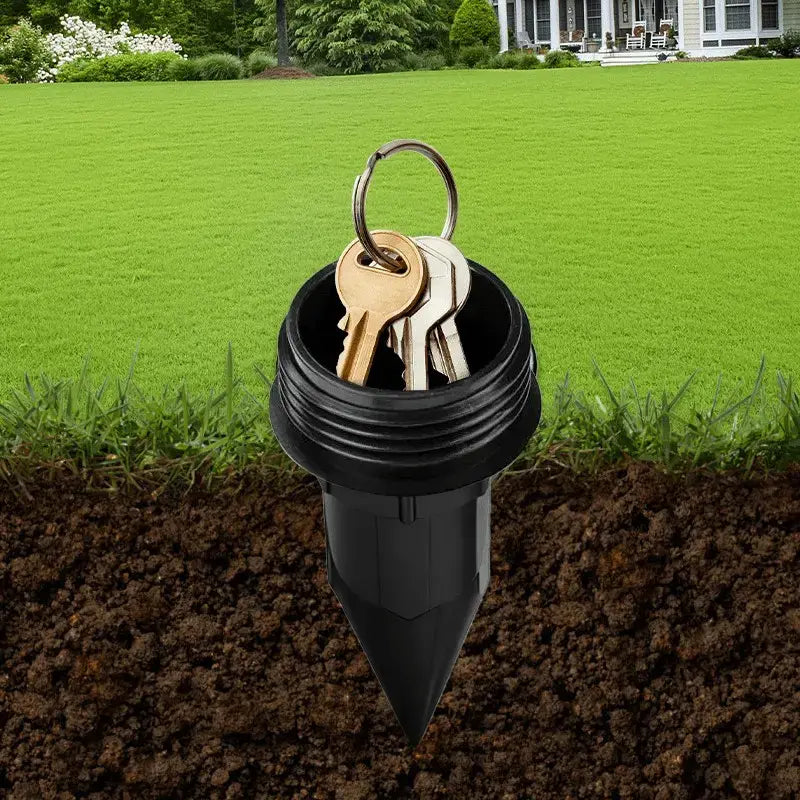 1Pc Garden Key Hider - Realistic Underground Watering Can Key Safe, Battery-Free, Easy to Insert into Lawn for Outdoor Garden and Patio Security, Garden Key Holder, Decorative Key Ring, Decoration