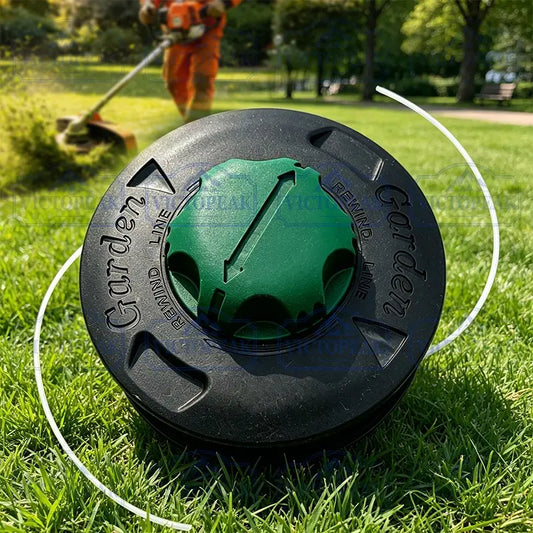 M10*1.25 Quality Automatic Grass Trimmer Head Cutting for Garden Machinery Gasoline Brush Cutter Grass Cutter Replacement Parts Mowing Head
