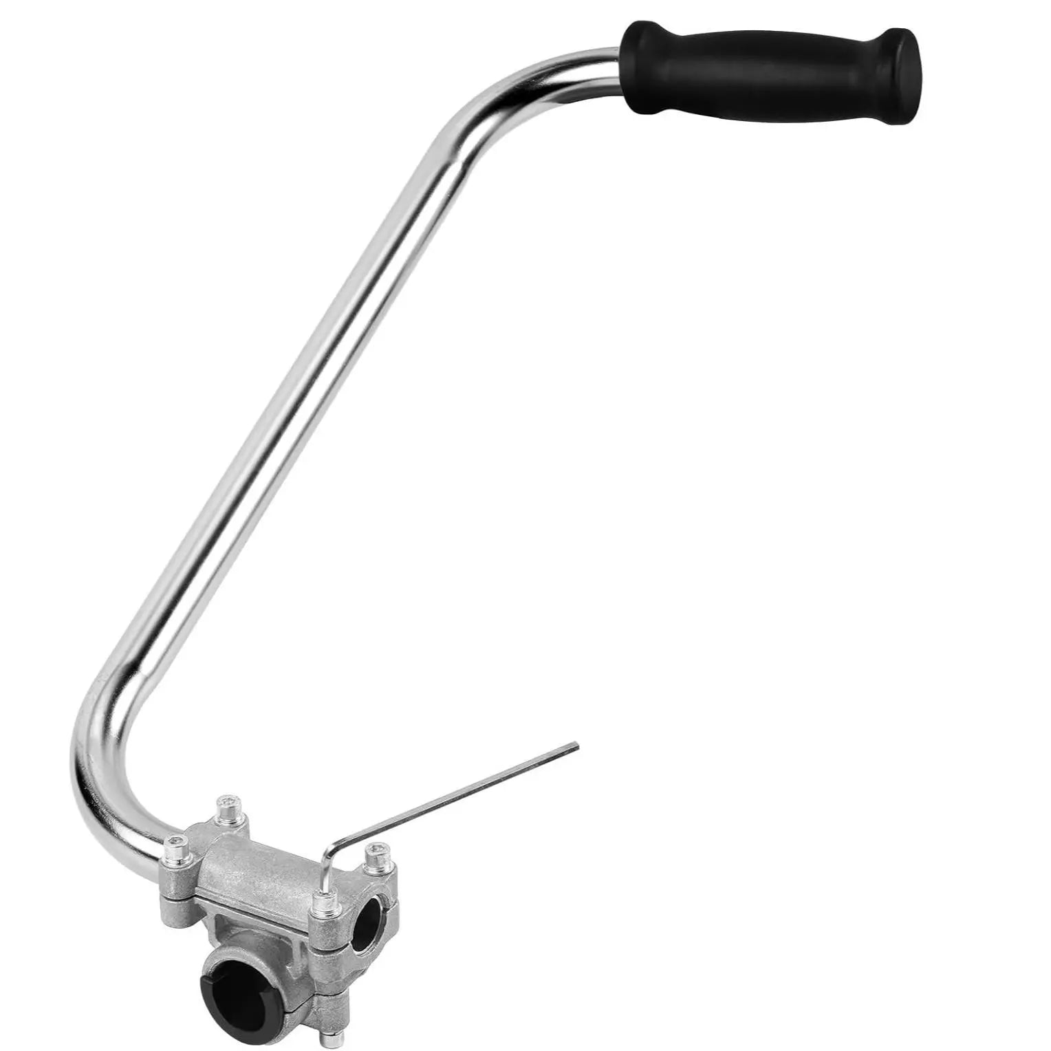 Grass Trimmer Handle, Aluminum Trimmer Handle with Bracket Clip Feature, Multifunctional Garden Trimmer Handle, Power Tool Accessories, Aluminum Construction