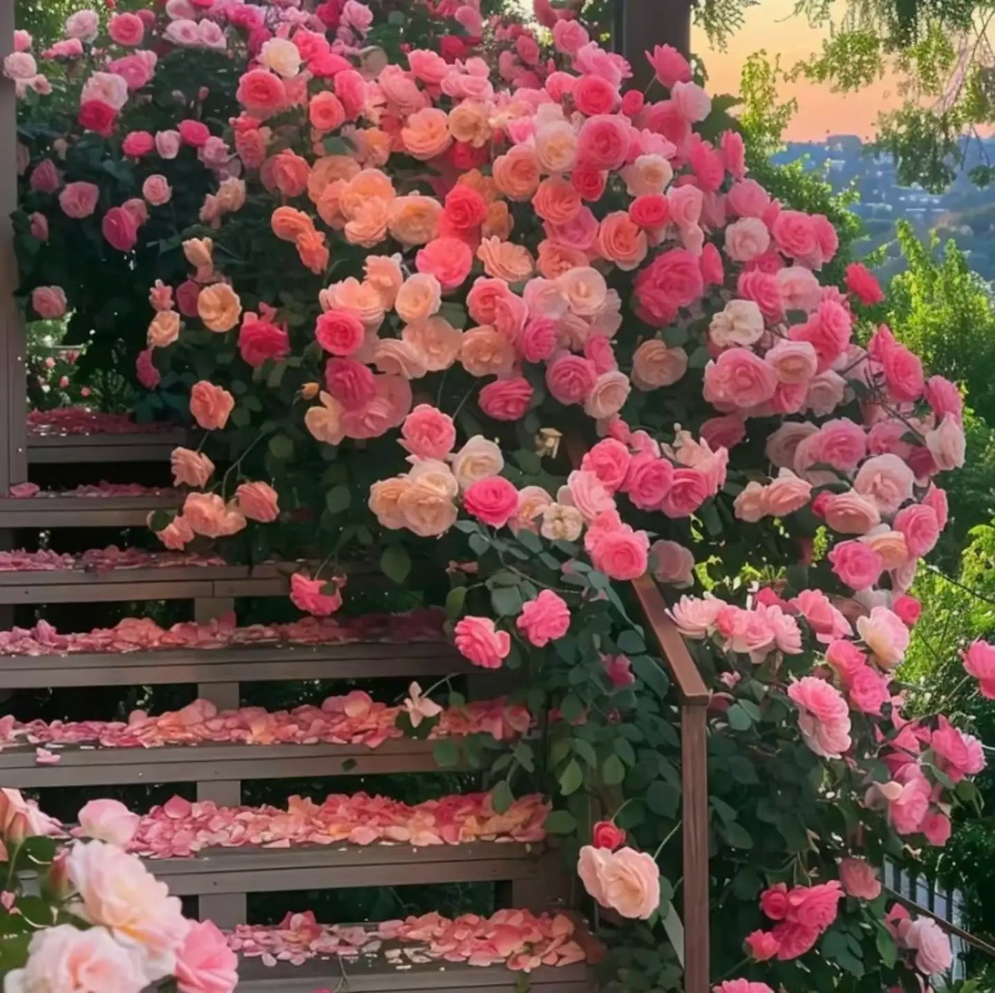 Mixed-Color Climbing Rose Seeds 200Pcs, Easy to Grow, Year-Round Planting
