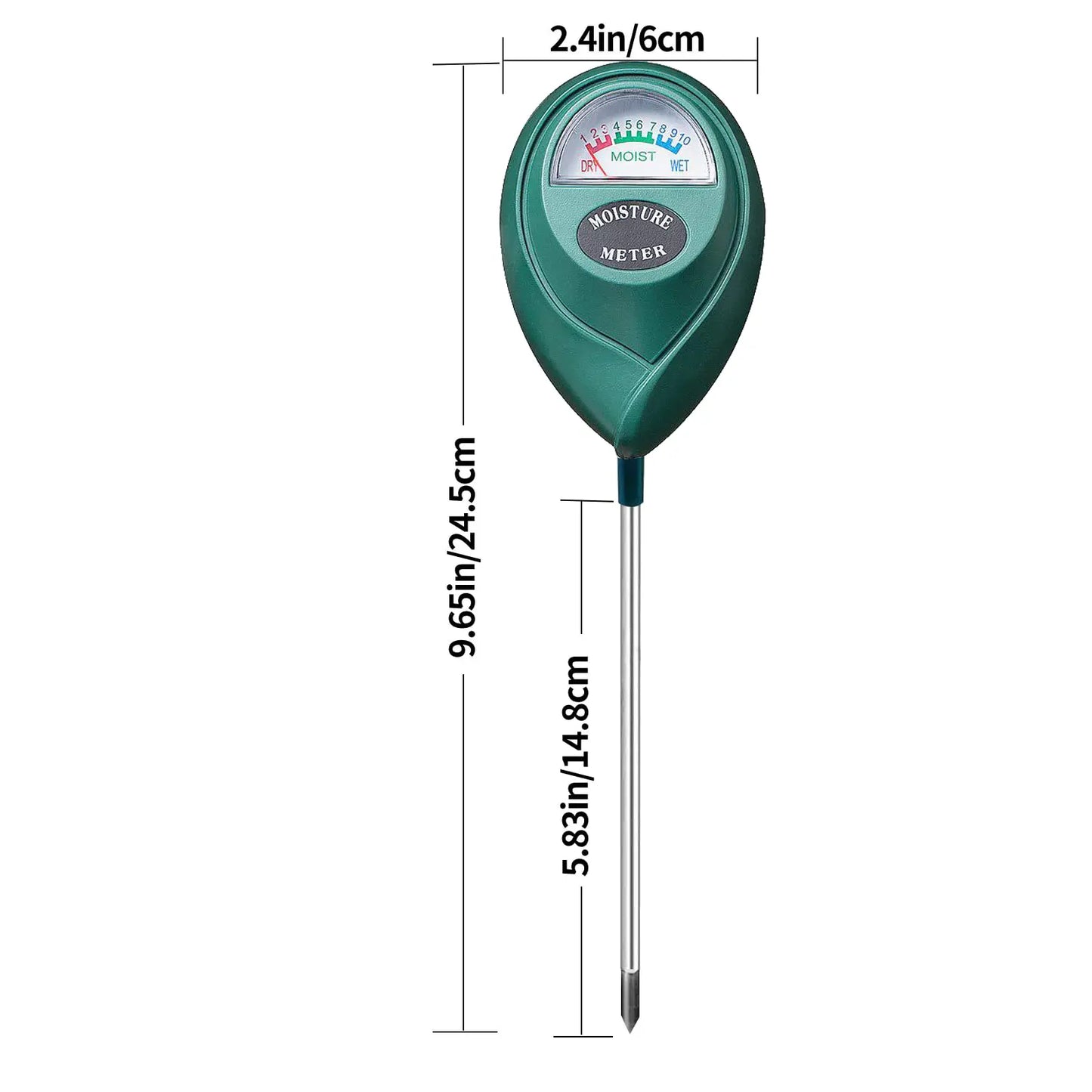 Soil Moisture Meter, Soil Tester, Moisture Meter Plants, Soil Moisture Tester, Soil Water Tester for Plants, Plant Moisture Monitor, No Battery Needed