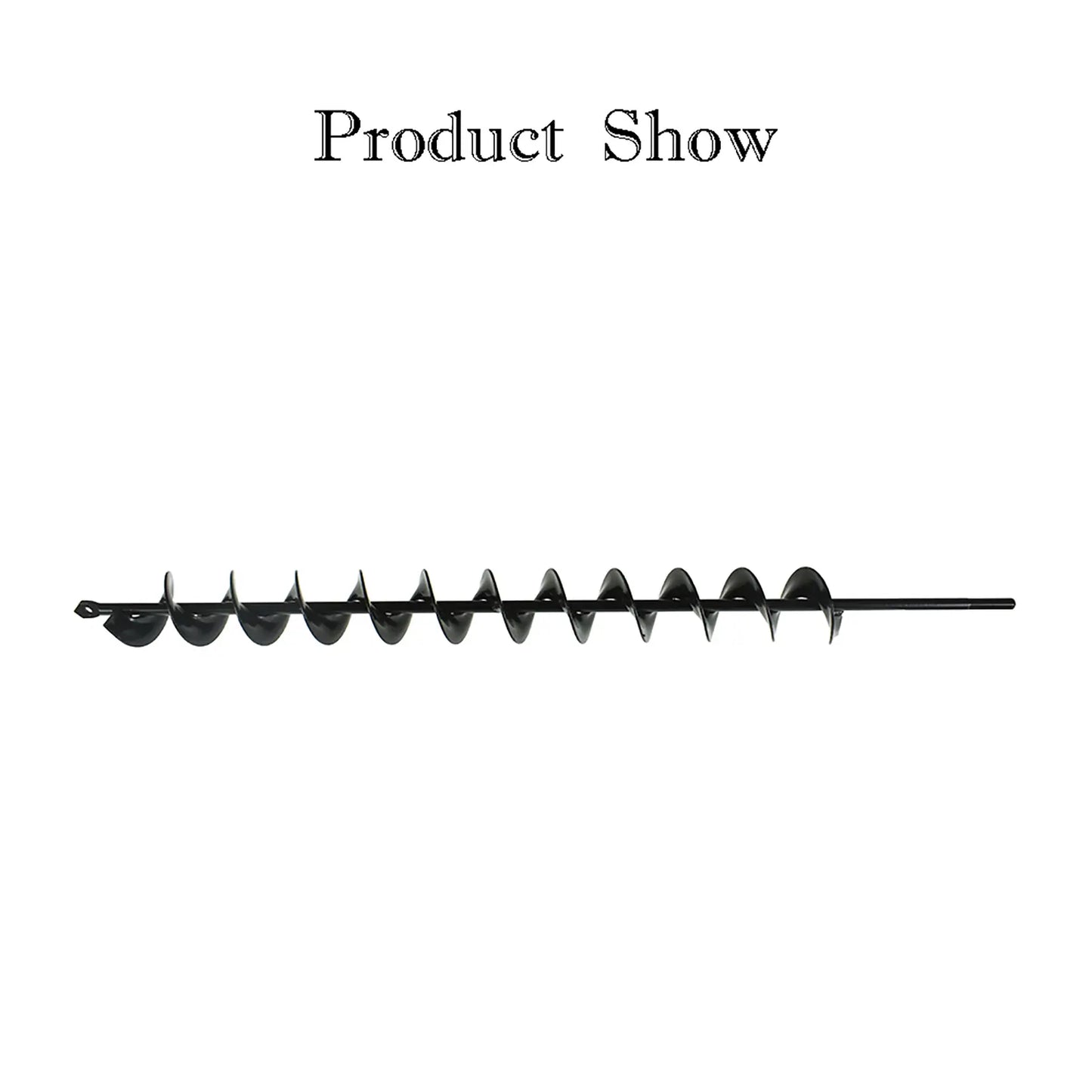 2"X24" Garden Spiral Auger Drill Bit, Rapid Flower Planting Planter Tool, 1-Piece Power Tool Accessories