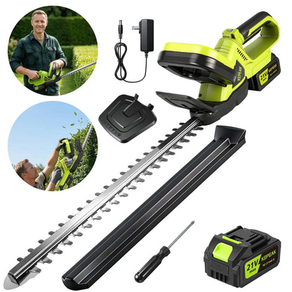 Kepeak Cordless Weed Trimmer with Dual Rechargeable Batteries, Electric Grass Edger Featuring Adjustable Height and 90° Rotating Head, Lightweight Lawn Care Tool for Yards, Patios, and Flower Beds