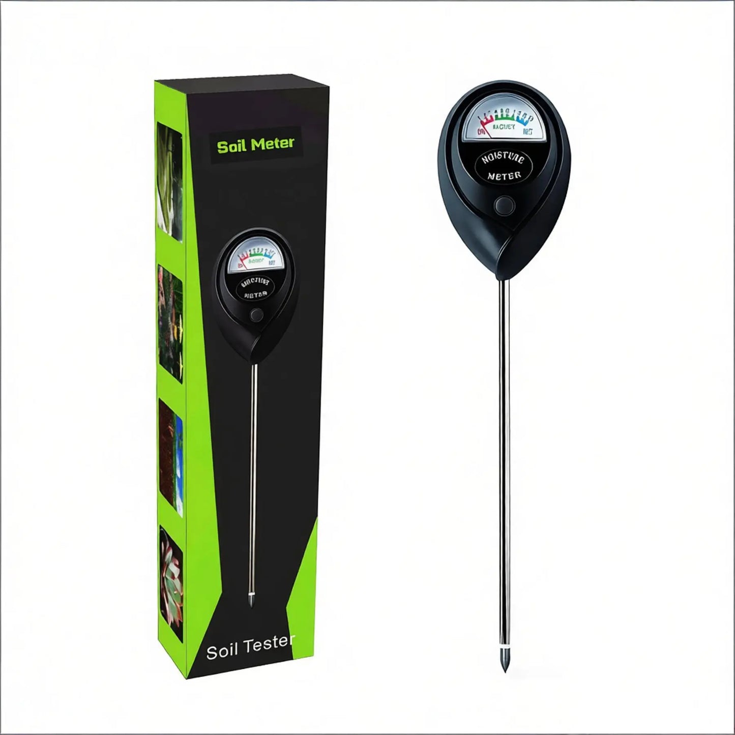 Soil Moisture Meter, Soil Tester, Moisture Meter Plants, Soil Moisture Tester, Soil Water Tester for Plants, Plant Moisture Monitor, No Battery Needed