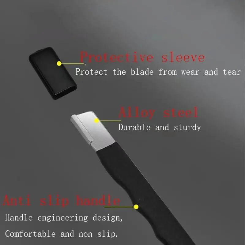 Portable Multi-Purpose Blade Sharpener Quick Sharpening Tool for Lawn Mowers Garden Tools Knives Pruners Scissors Black Carbide Sharpeners for Axes Hedge Shears Pocket Knives Sharpening Tool