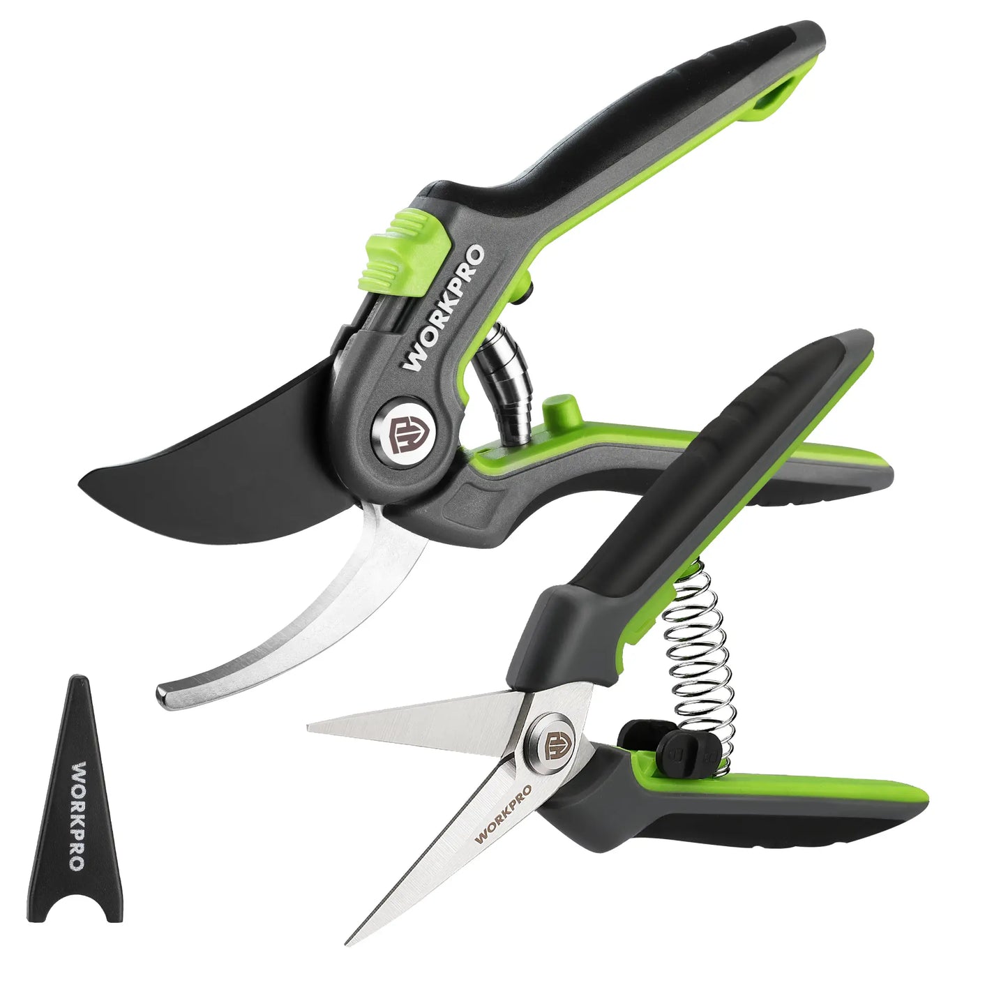 WORKPRO Premium Bypass Pruning Shears and Garden Scissors - High-Quality Hand Tools for Cutting Flowers, Trimming Plants, and Picking Fruits