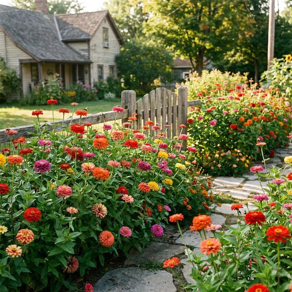 200 Pcs Non-Gmo Zinnia Seeds – Vibrant Garden Flowers & Easy-To-Grow Blooms