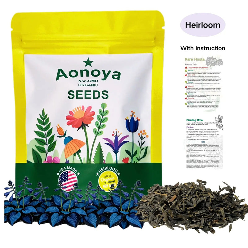 【Buy 2 Get 1 Free】Hosta Seeds，Shade Plant Seeds for Garden and Yard，With Instructions
